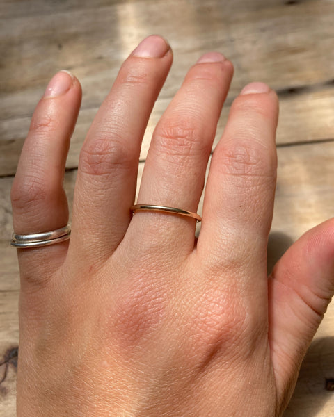 9ct Gold Stacker Ring